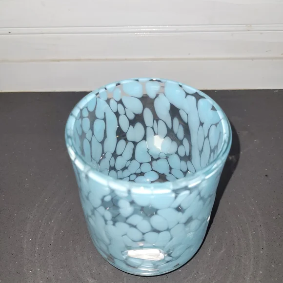 Anthropologie Confetti Icon Juice Glass Cloud 17.25 oz – Handblown Colorful NIB - Picture 3 of 4